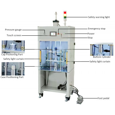 Резьбовой цилиндрический суперконденсатор для подачи ячеек