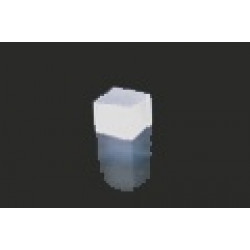 Монокристалл MgO для испарения, 5x5x5 мм в разрезе
