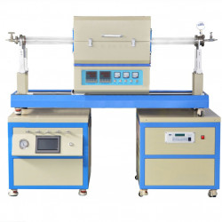 Двухзонная раздвижная печь CVD 1200 ℃