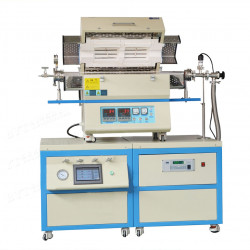 Двухзонная трубчатая печь CVD 1200 ° C