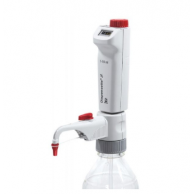 Диспенсер для верхней части бутылки Dispensette® S с круглой стеклянной бутылкой Boston